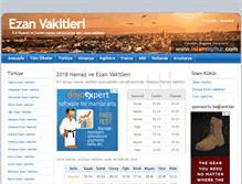 Tablet Screenshot of ezanvakitleri.net